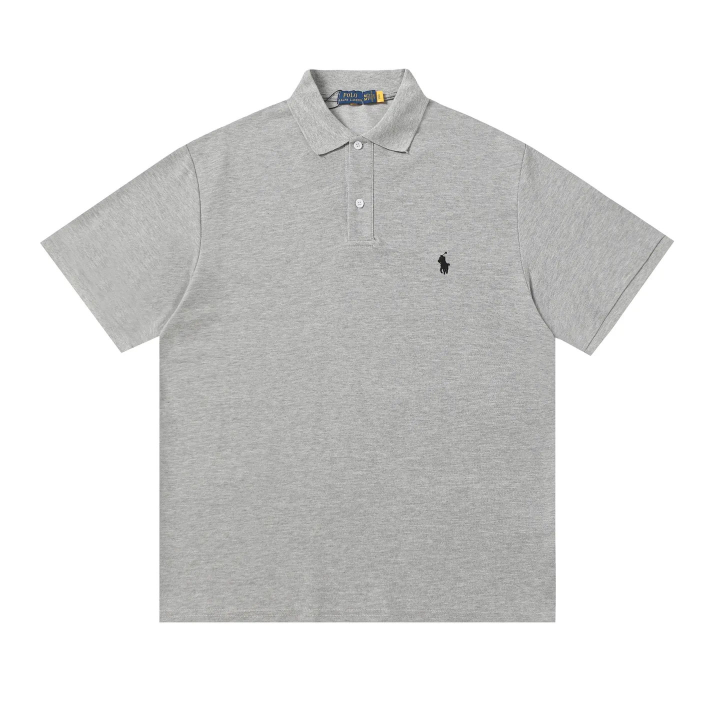 P146 Style No.: A013 [Ralph Lauren Classic Logo Embroidered Polo Shirt] ✅250g fine cotton pique fabric, custom-woven and dyed threads ✅Original stickers Scan the QR code to enter the official website ✅Large version, loose and stylish, can wear up to 210 pounds Color: Black White Navy Blue Sky Blue Dark Gray Floral Gray Size: S-XL